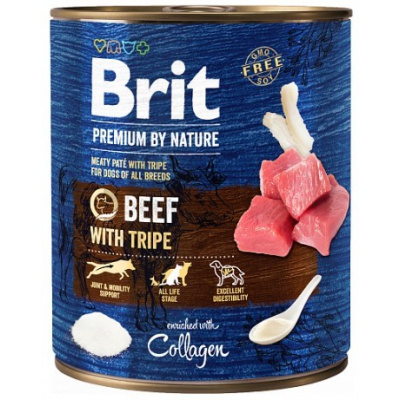 Brit Premium by Nature Beef with Tripes 800 g