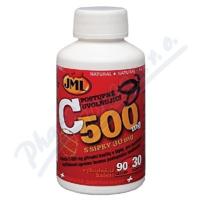 JML Vitamin C 500 mg post.uvol.s sipky 120 tablet