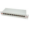 ROLINE Patchpanel 10'' kat. 6a STP, 12 portů, šedý - 26.11.0316