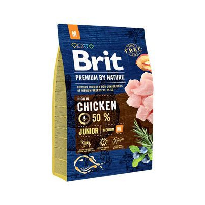 Brit Premium Dog by Nature Junior M 3kg