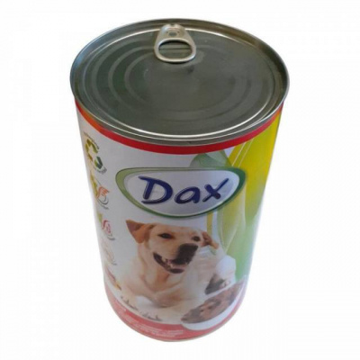 Konzerva DAX hovězí pro psy 1,24kg