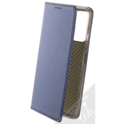 1Mcz Magnet Book flipové pouzdro pro Xiaomi Redmi Note 11 5G (China version), Redmi Note 11S 5G, Redmi Note 11T 5G, Poco M4 Pro 5G tmavě modrá (dark blue)