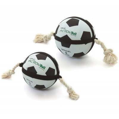 KARLIE Action Ball fotbalový míč s provazy 22cm