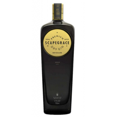 Scapegrace GOLD Premium Dry Gin 57% 0,7 l (holá láhev)