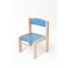 Hajdalánek Dětská židlička LUCA s tvarovanou opěrkou zad (modrá) LUCAMODRA