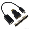 Neven Raspberry Pi Zero/W mini HDMI, USB, GPIO adaptéry sada