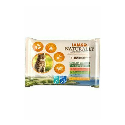 Iams Cat Adult mix masa v omáčce multipack 4x85g