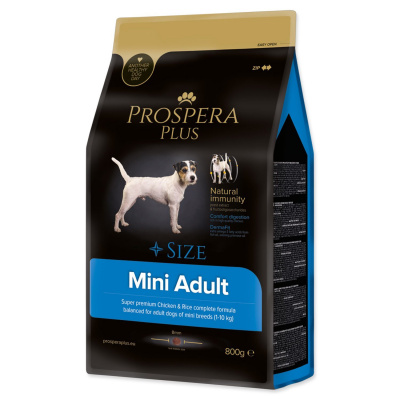 Krmivo Prospera Plus Mini Adult kuře s rýží 0,8kg-KS