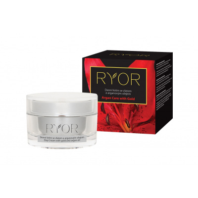 Ryor Argan Care with Gold denní krém se zlatem a arganovým olejem 50 ml