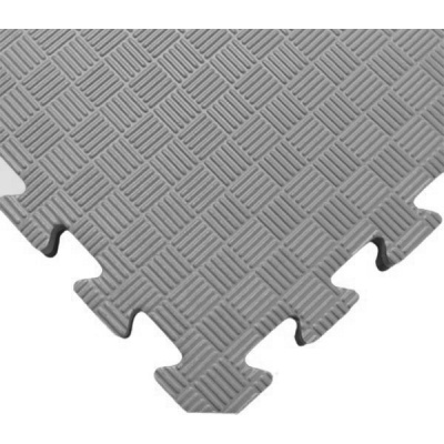 Tatami Puzzle podložka oboustranná, 100 × 100 × 3 cm, žlutomodrá