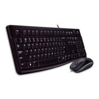 set Logitech Desktop MK120, drátový, USB, US 920-002563