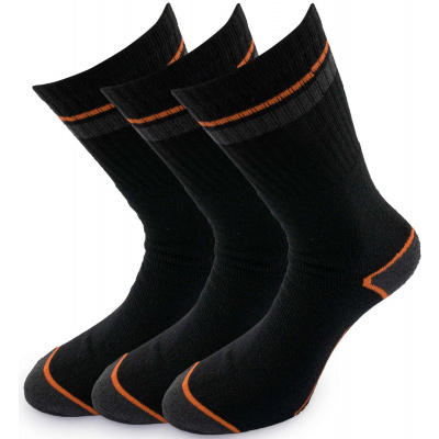 ORANGE pracovní ponožky Black & Decker 47-49 černá