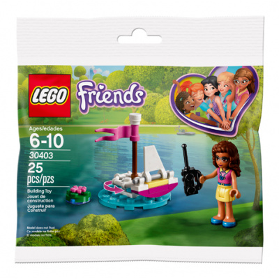 LEGO® Friends 30403 Olivie a loď na ovládání (Olivia's Remote Control Boat polybag)