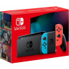 Nintendo Switch console with neon blue&red Joy-Con