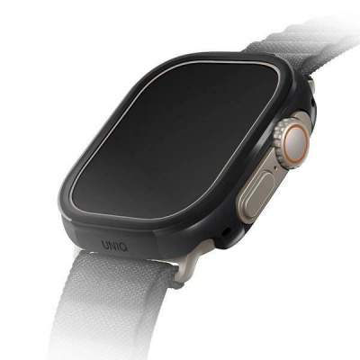 Pouzdro UNIQ Valencia pro Apple Watch Ultra 49 mm - černé
