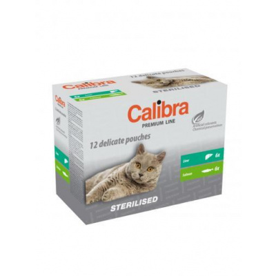 Calibra Cat kapsa Premium Sterilised multipack 12x100 g