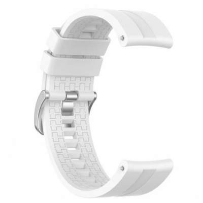 BStrap Silicone Cube řemínek na Huawei Watch GT 42mm, white (SHU004C08)