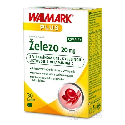 WALMARK Železo 20 mg Complex 30 tablet