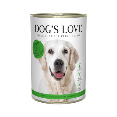 Dog's Love Classic zvěřina s bramborami, švestkami a celerem 12x400g