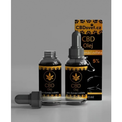 CBD OLEJ pro domácí mazlíčky 5% CBD od CBDsvet