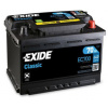 EXIDE Startovací baterie 12V / 70Ah / 640A - pravá (Classic) | EC700