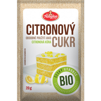 Bio citronový cukr Amylon 20g