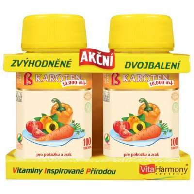 VitaHarmony Beta karoten 10.000 m.j. 2 x 100 tablet