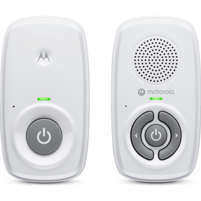Dětská chůvička Motorola AM21 / dosah až 300 m / noční světlo / bílá