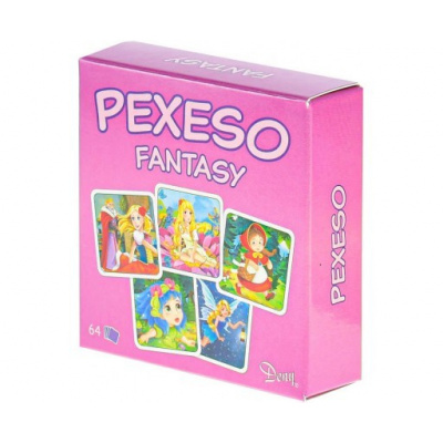Hra Pexeso Pohádky fantasy 64 kartiček *SPOLEČENSKÉ HRY*
