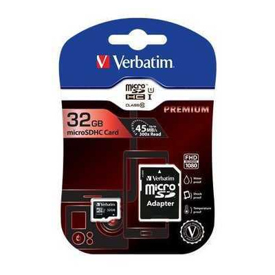 Verbatim microSDHC 32GB CL10 44083