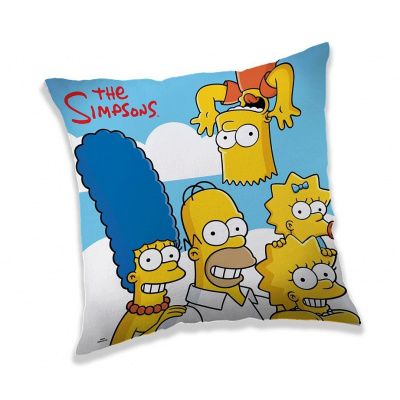 Jerry Fabrics Polštář The Simpsons family clouds 40x40