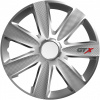 Poklice GTX Carbon silver 16 sada 4ks Versaco 20036