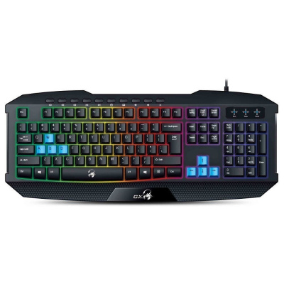 Genius GX GAMING Scorpion K215 RGB herní drátová klávesnice černá CZ/SK