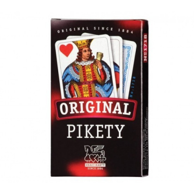 Hrací karty Hrací karty - Pikety - ornament - 1718