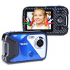Rollei Sportsline 60 Plus Digitální fotoaparát, kompaktní, 30Mpx, 8× zoom, 2,8" LCD, Full HD video, voděodolný do 5m, modrý 10070