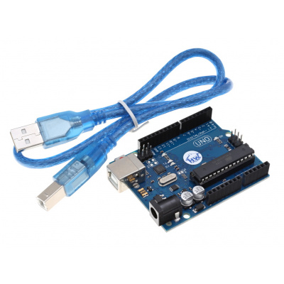 HWKITCHEN Precizní klon Arduino UNO R3 + USB kabel HW396