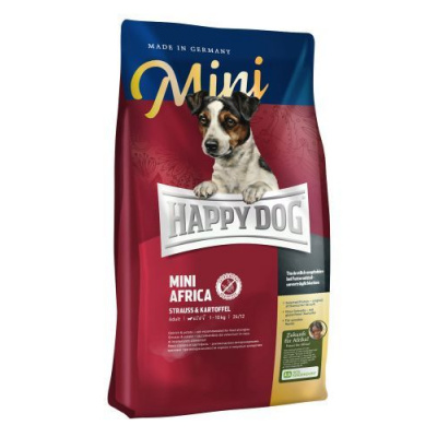 Happy Dog Supreme Mini Africa 2x4kg + DOPRAVA ZDARMA (+ SLEVA PO REGISTRACI/PŘIHLÁŠENÍ! ;))