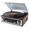 Soundmaster PL196H, gramofon s rádiem/ FM/FM-ST Radio/ Retro design