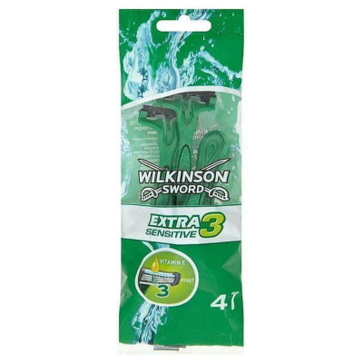 Wilkinson Sword 7007042B Extra 3 Sensitive pohotový holicí strojek (4 ks)