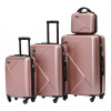 Municase - Cestovní kufr na kolečkách s TSA zámkem Barva kufru: Rosegold