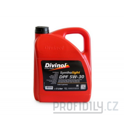 DIVINOL, 5L 5W30 DPF Syntholight Motorový olej