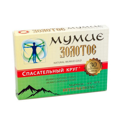 Dr Retter® EC Mumio Zlaté, Altajské Záchranný Kruh® 30tbl.