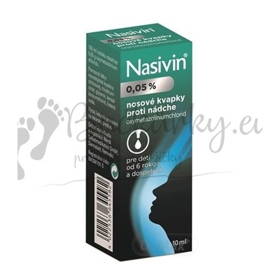 Nasivin 0,05% 0,5 mg/ml nas.gtt.sol.10 ml