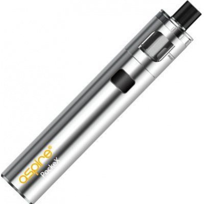 Aspire PockeX AIO elektronická cigareta1500mAh 1ks stříbrná