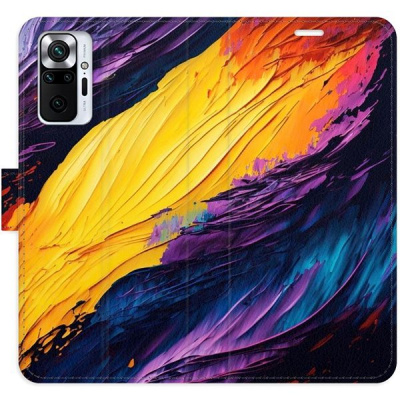 iSaprio flip pouzdro Fire Paint pro Xiaomi Redmi Note 10 Pro fipai-FLP2-XiaRN10pro