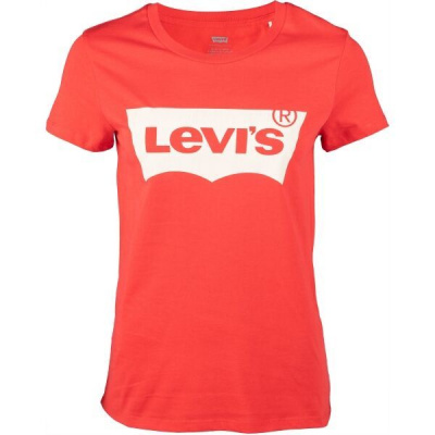 Levi's CORE THE PERFECT TEE Červená,Bílá Dámské tričko S