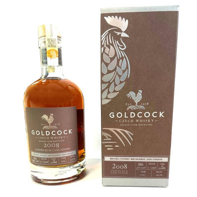 Gold Cock 2008 Coffee Rum Cask Finish 0,7l 62,7% (karton)