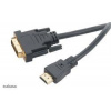 AKASA - DVI-D na HDMI kabel - 2 m AK-CBHD06-20BK