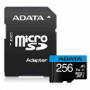 ADATA MicroSDHC karta 256GB UHS-I Class 10, Premier + adaptér AUSDX256GUICL10A1-RA1