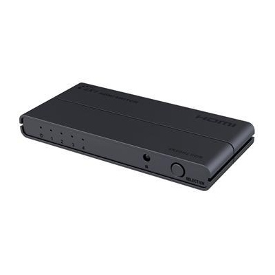 Premiumcord KHSWIT41D PremiumCord HDMI switch 4:1 s podporou rozlišení 4Kx2K@60Hz, 1080P, HDR, s ovládáním tlačítkem a dálkovým ovladačem